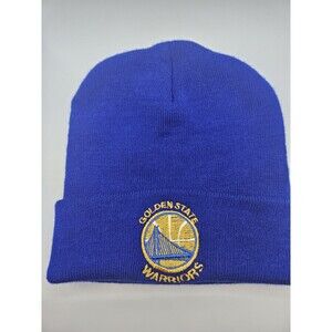 Vintage Golden State Warriors Beanie Hat With Patch